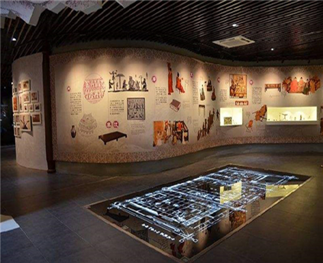 成都博物館設計怎么融合文化美感_四川中潤展覽展示