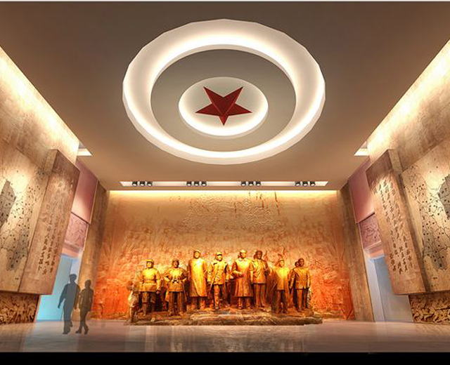 如何打造出智能化的黨建館_成都展廳設計