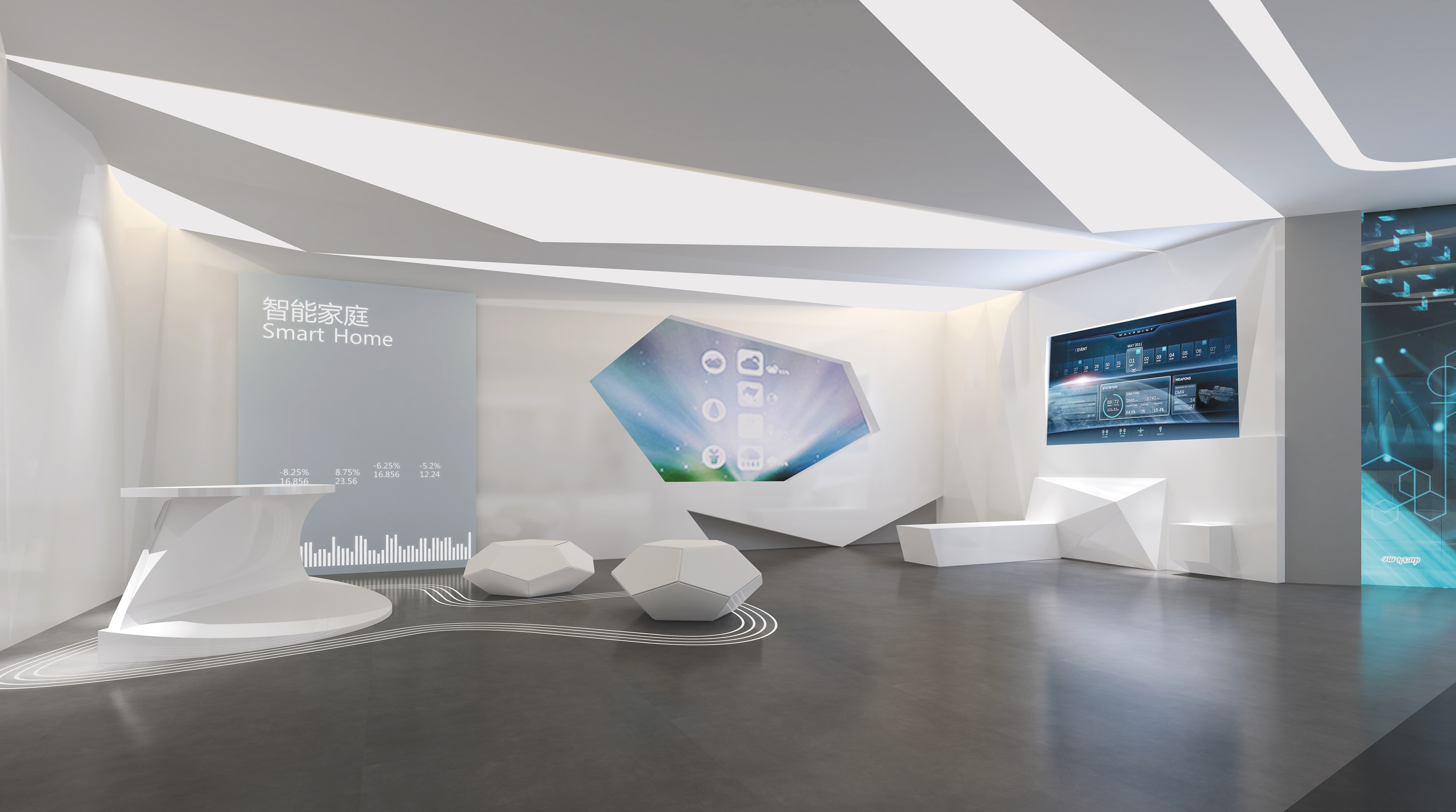 成都展廳設計公司的高分設計技巧是什么_成都展廳設計_中潤展覽展示