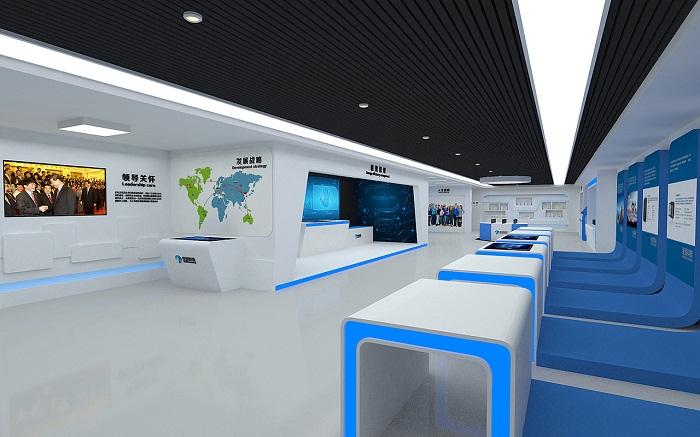 企業展廳設計一個高層次空間怎么做？_中潤展覽展示