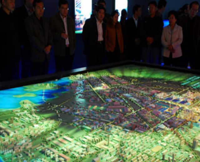 數字沙盤在城市規劃館中的應用