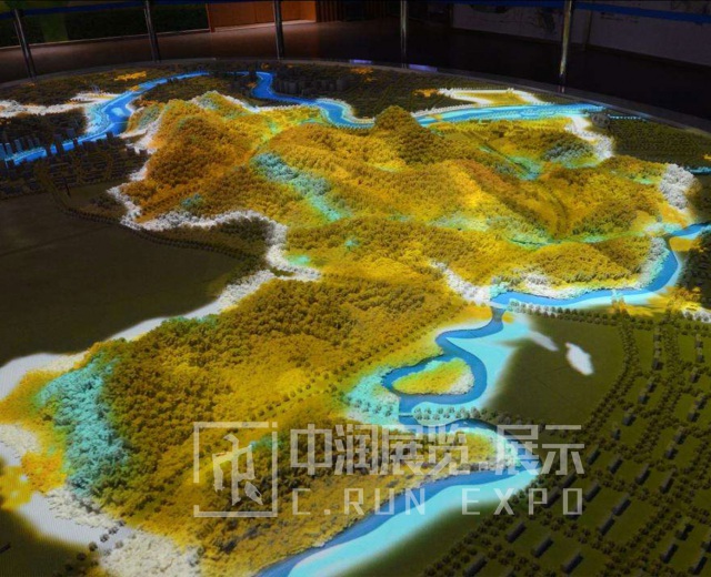 展廳設(shè)計中數(shù)字沙盤展項介紹