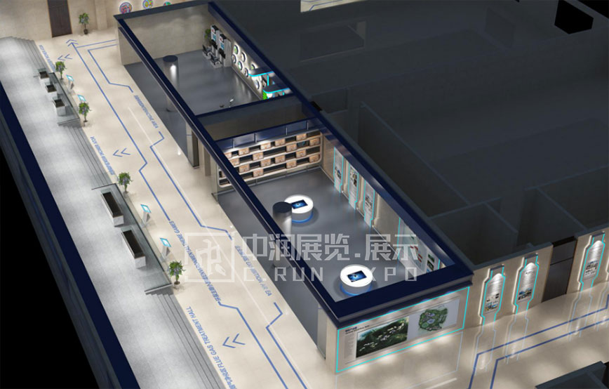 成都環保電力展廳效果圖