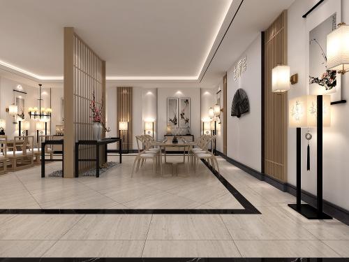 中式企業(yè)展廳設(shè)計(jì)