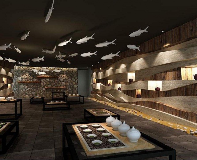 茶葉展廳怎么裝修設計_展廳設計公司