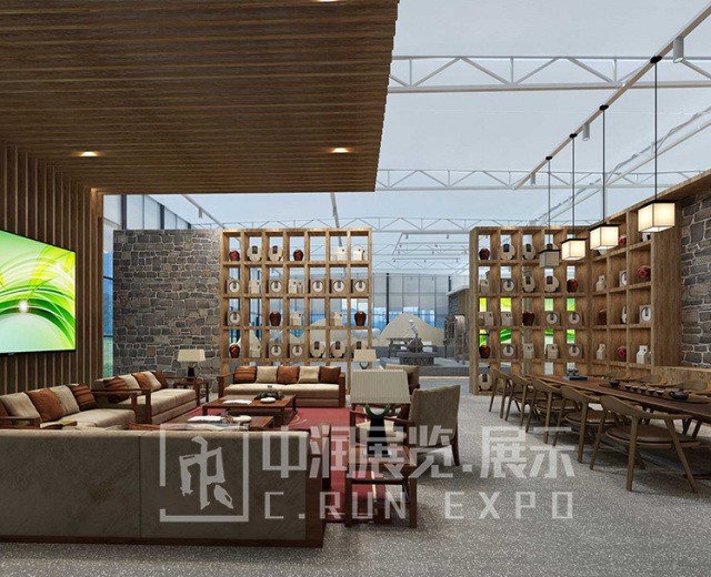 展廳設計中使用色彩來提高展示效果