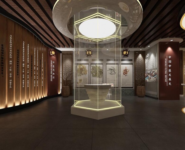 中藥大健康產業展廳設計,促進中藥傳承產業發展