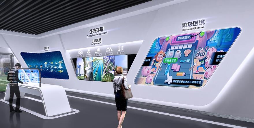垃圾焚燒發電廠展廳圖