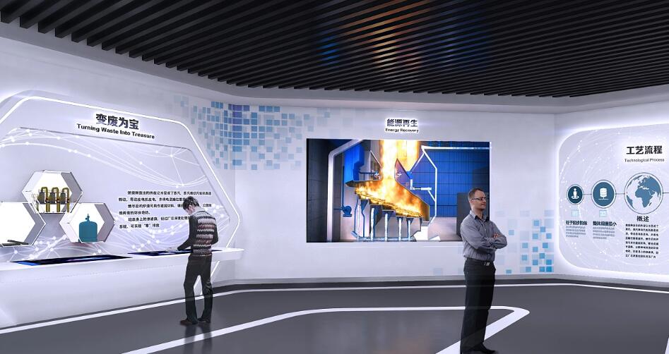 垃圾焚燒發電廠展廳圖